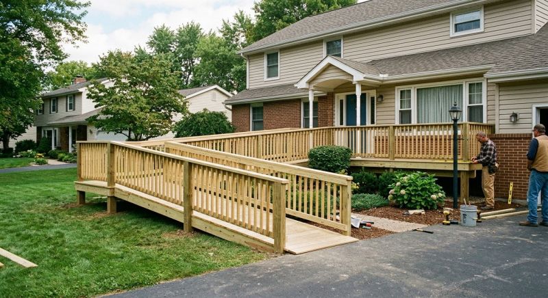 Handicap Ramp Replacement in Kansas City, KS